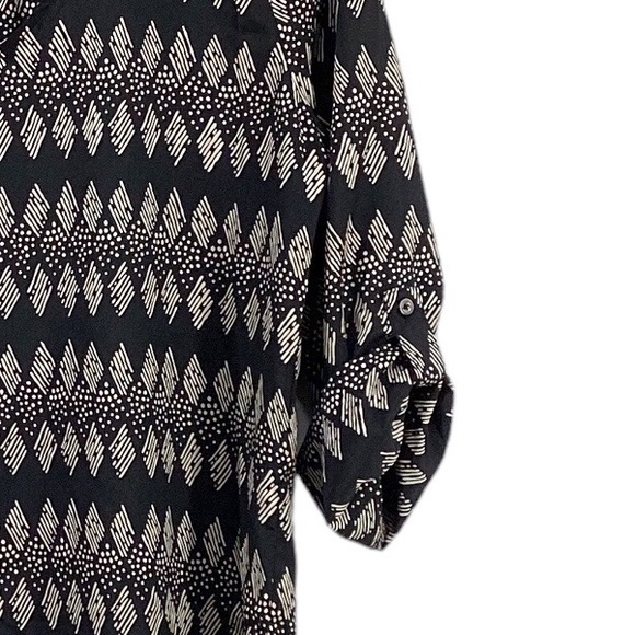 ALICE BLUE STITCH FIX V NECK TOP BLOUSE - Picture 5 of 14